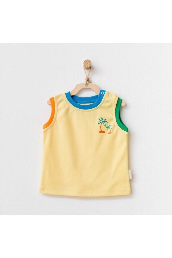 Erkek Bebek Sarı Play Time Tshirt