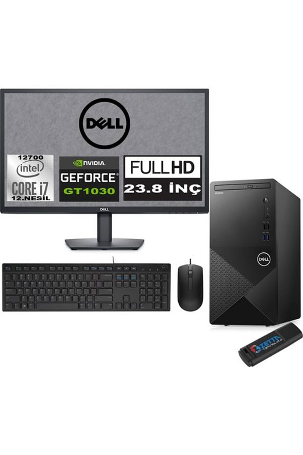 Dell Vostro 3910 MT I7 12700 32GB 2TB SSD 23.8" FHD W11H GT1030-4GB 23N3910GT1030H19+ZETTABELLEK