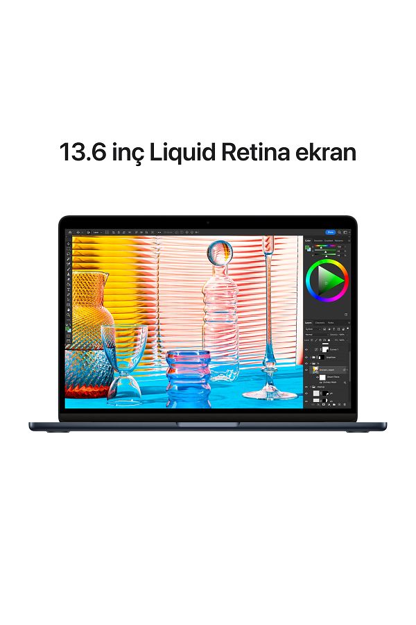 Apple Macbook Air 13.6" M2 8c Cpu 10c Gpu 8 Gb 512 Gb Ssd Gece Yarısı - Görsel 5