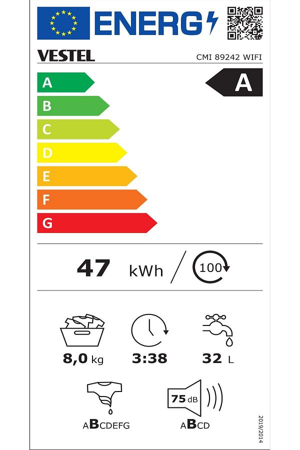VESTEL Cmı 89242 Çamaşır Makinesi - Görsel 6