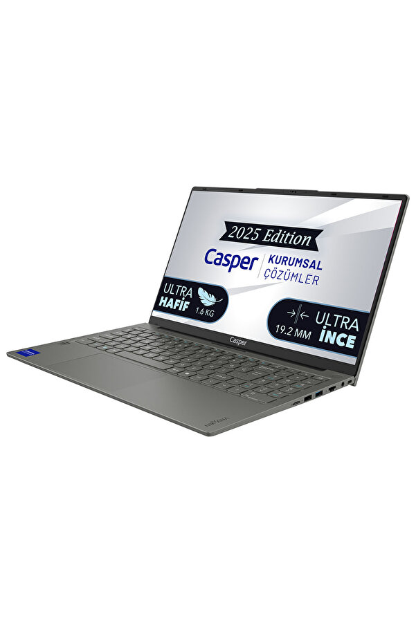 CASPER Nirvana X700.1342-BF00X-G-F Intel Core i5 13420H 16GB RAM 1TB NVMe SSD Freedos Laptop 15.6" - Görsel 2