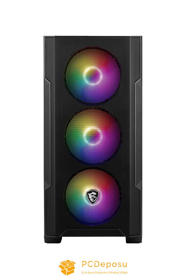 MSI RYZEN 7500F RTX 4070 Gaming PC | 16GB RAM, 500GB SSD, MSI MAG Kasa, 6 Fanlı Sistem - Görsel 3