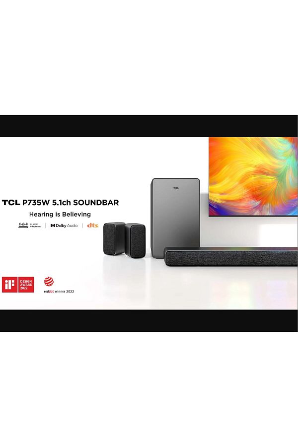 TCL Gerçek Surround Ses, Güçlü Bas, Kablosuz Bağlantı ve Şık Tasarım 5.1 KANAL Ses Sistemi - Görsel 3