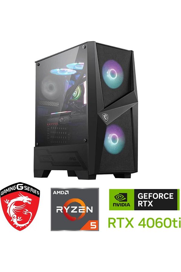 MSI Rtx 4060Tİ 8gb – Gaming Pc Ddr5 – Ryzen 5 7500F – 32GB Ddr5 6000MHZ – 1tb M.2 SSD – Windows 11 Pro