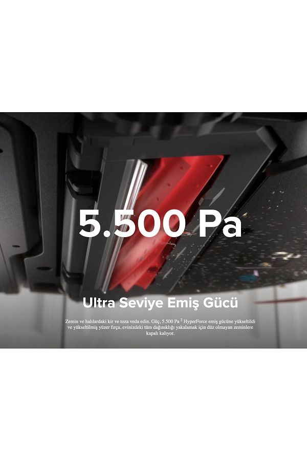Roborock Robot Kendiliğinden Süpürme -su Alma-boşaltma-yıkama Istasyonlu 5500pa Robot Süpürge Siyah - Görsel 7