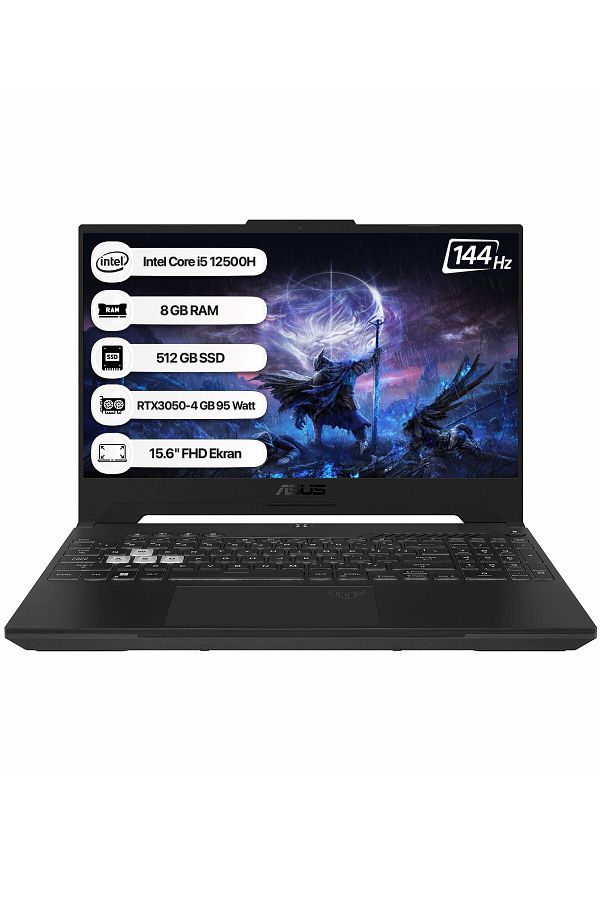 ASUS Tuf Gaming F15 Fx507zc4-hn158 Intel Core I5 12500h 8 Gb 512 Gb Ssd Rtx 3050 144 Hz Freedos 15.6