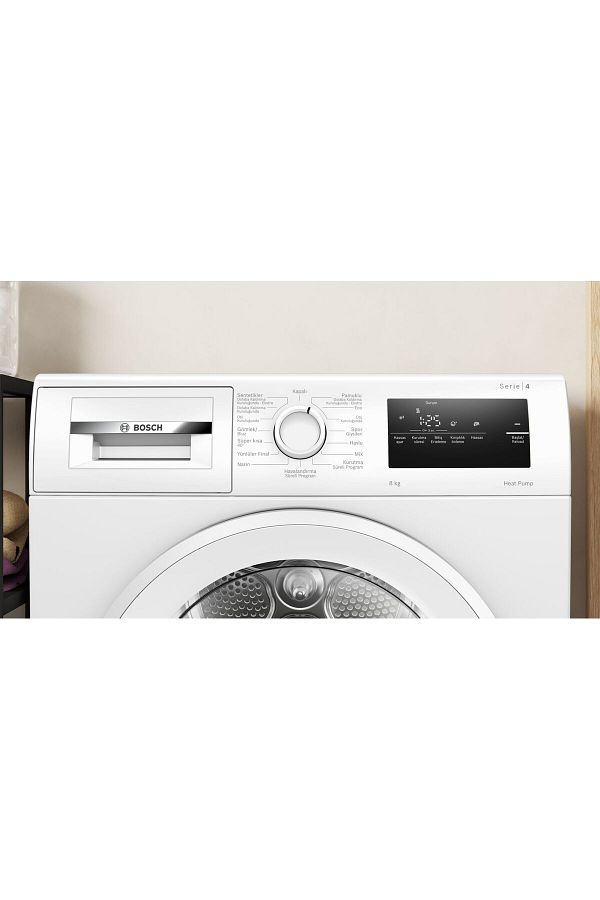 Bosch WTH22201TR 8 Kg Beyaz A++ Kurutma Makinesi - Görsel 2