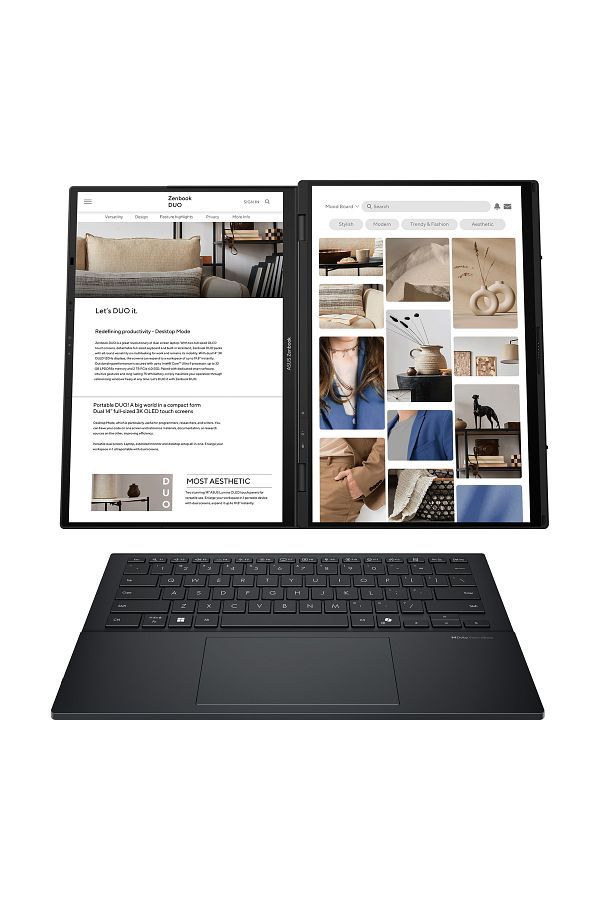 ASUS Zenbook DUO UX8406CA-PZ210W Intel Core Ultra 9 Processor 285H 32GB 2TB SSD 14.0" 3K OLED W11H Laptop - Görsel 5