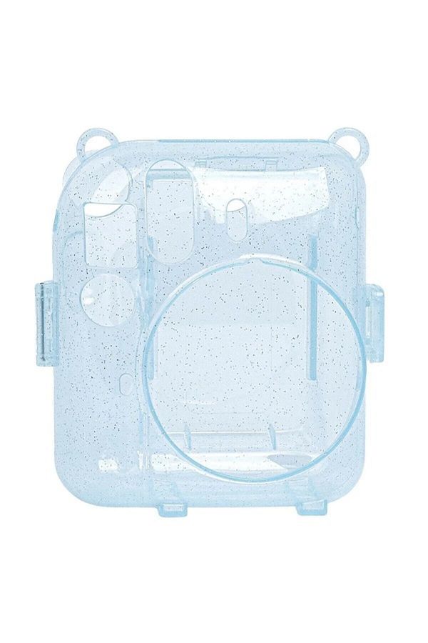 Fujifilm Instax Mini 12 Mavi Fotoğraf Makinesi Simli Pleksi Kılıf Pvc Albüm 20'li Film Ve Çerçeveli Hediye - Görsel 3