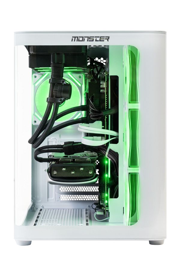 MONSTER Tulpar Td3 V1.14.1 I7 14700f B760 Anakart 16 Gb Ram 1 Tb Ssd Rtx 4070 Super 12gb Freedos - Beyaz - Görsel 4