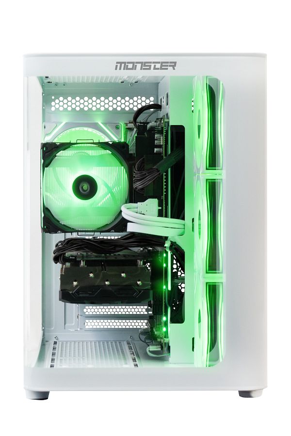 MONSTER Tulpar TD3 V1.9.4 i5 14700F B760 Anakart 16 GB RAM 1 TB SSD 16 GB ARC A770 FreeDOS - Beyaz - Görsel 4