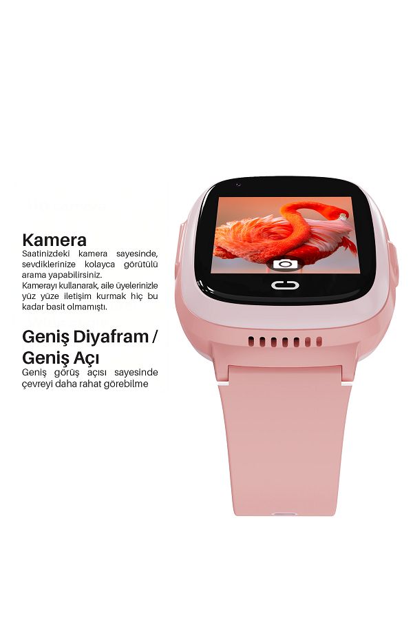 Piranha 9930 Akıllı Çocuk Takip Saati / 4G / Sim Kart / Wi-Fi - GPS - LBS / Kamera / Anlık ve Geçmiş Konum - Görsel 6