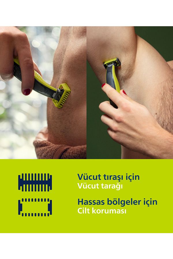 Philips Qp2824/10 Oneblade Yüz Ve Vücut Şekilendirici - Görsel 8