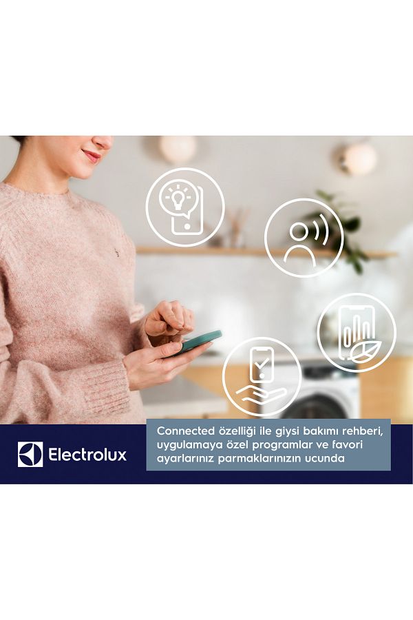 Electrolux EW7D394UCT 700 Serisi DelicateCare 9 kg A+++ Inverter Wi-Fi Kurutma Makinesi - Görsel 7