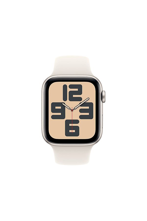 Apple Watch SE GPS + Cellular 2024  40mm Starlight Aluminium Case with Starlight Sport Band - S/M