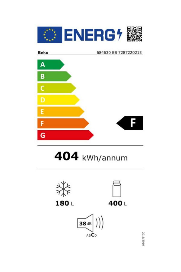 Beko YENİDEN DEĞERLENDİRİLMİŞ 684630 EB NOFROST BUZDOLABI 2 YIL GARANTİLİ - Görsel 4