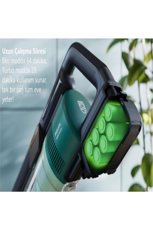 Philips Vaccum 0,6 Litre 6000 Serisi XC6557-01 Aqua Complete Kablosuz Dikey Süpürge 1100 W - Görsel 4
