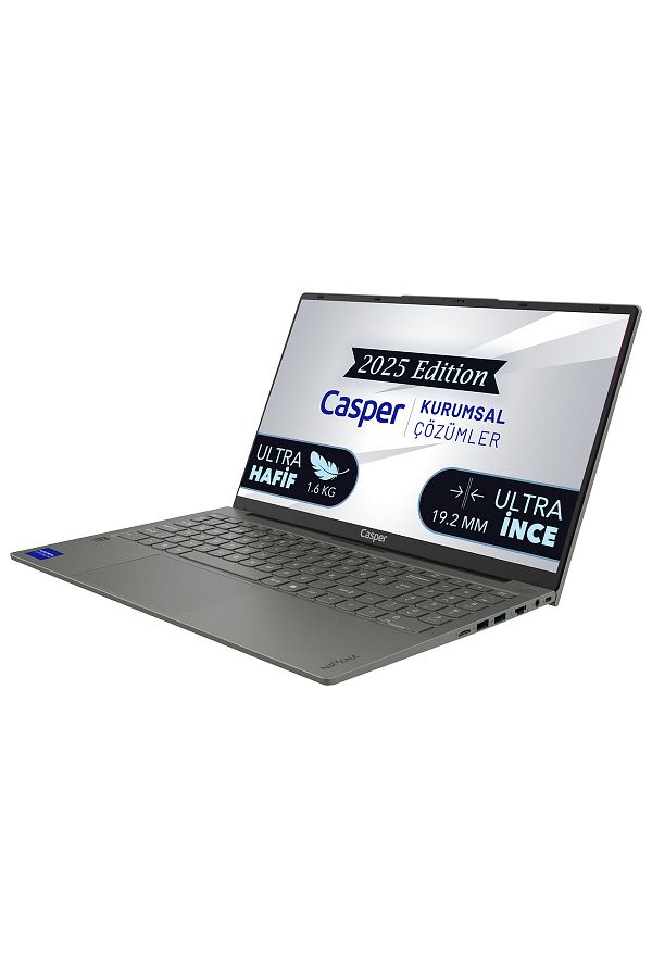 CASPER Nirvana X700.1342-DV00P-G-F Intel Core i5-13420H 32GB RAM 500GB NVMe SSD W11H 15.6" Laptop - Görsel 2