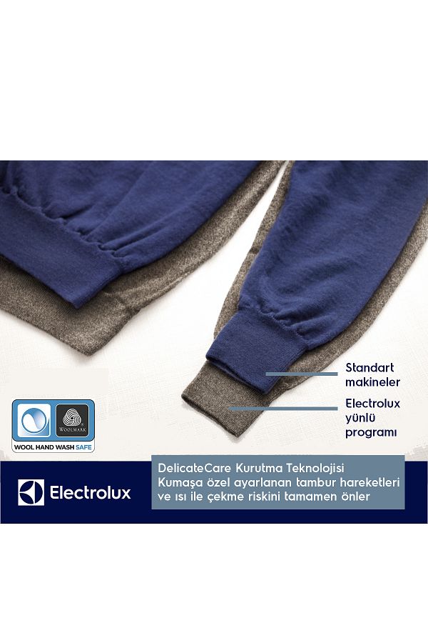 Electrolux EW7D394UCT 700 Serisi DelicateCare 9 kg A+++ Inverter Wi-Fi Kurutma Makinesi - Görsel 6