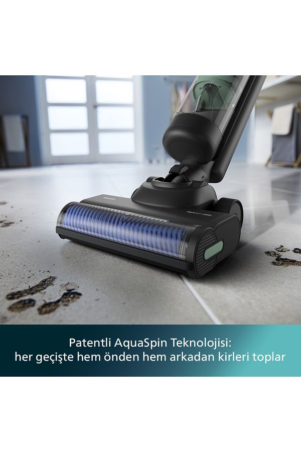 Philips 7000 Serisi AquaTrio Kablosuz Dikey Süpürge, XW7263/11 - Görsel 7