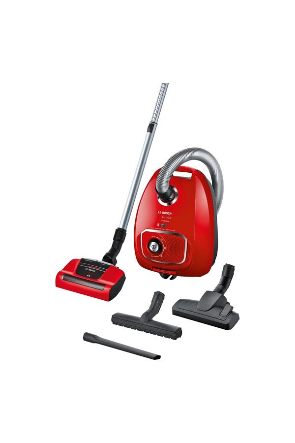 Bosch Bgls4pet2 600 W Toz Torbalı Süpürge Proanimal Kırmızı Hepa H13 Filtre - Görsel 3