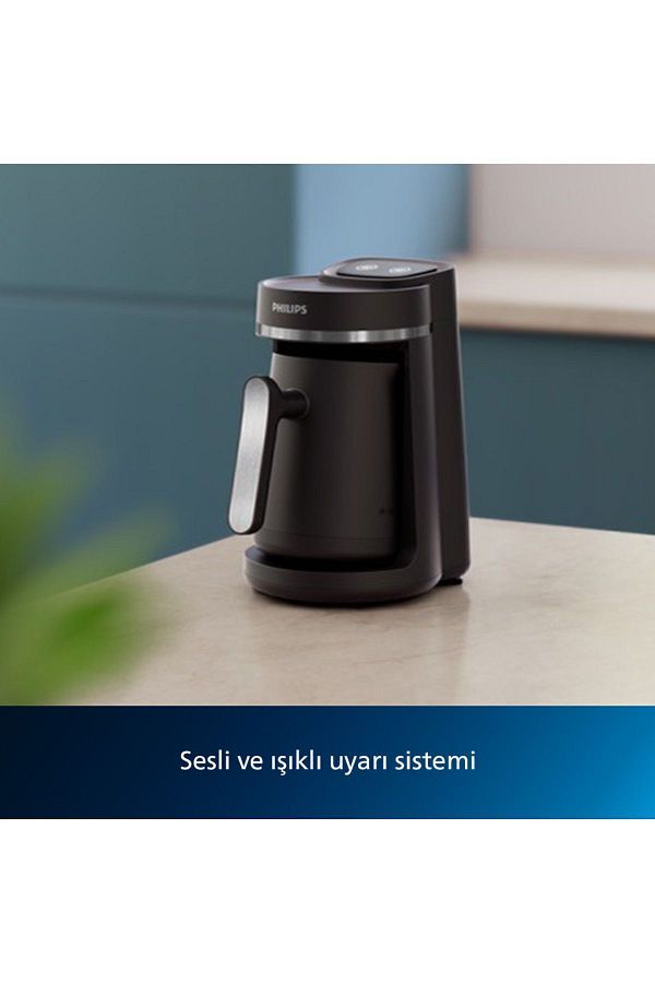 Philips Türk Kahvesi Makinesi, 4 Kişilik, Közde Kahve Seçeneği, HDA150/61 - Görsel 7