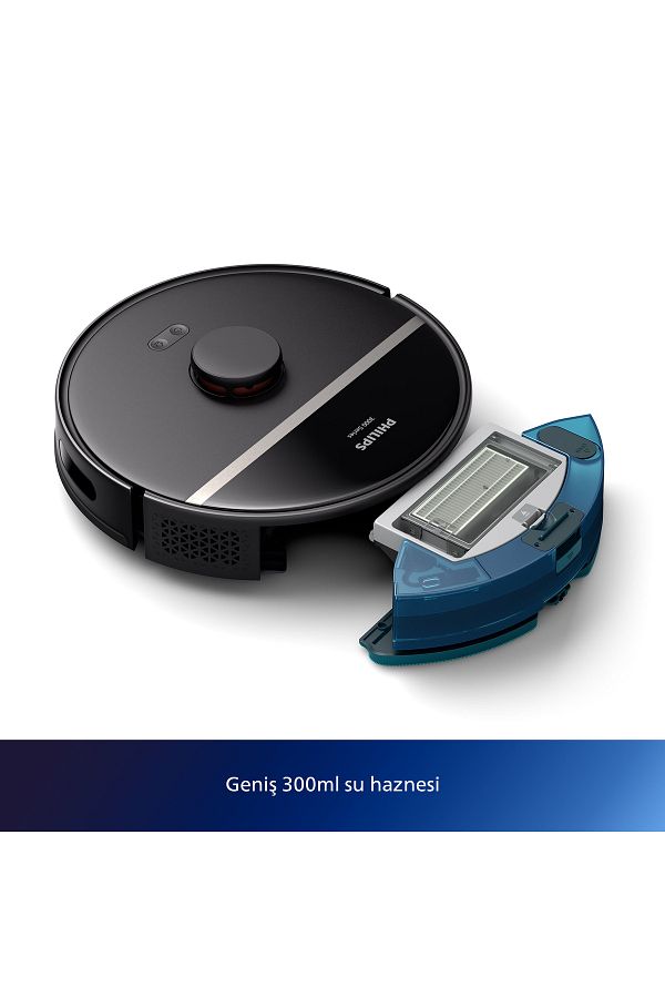 Philips 3000 Serisi HomeRun Aqua Islak Kuru Robot Süpürge, Otomatik Sarj İstasyonlu, XU3000/03 - Görsel 13