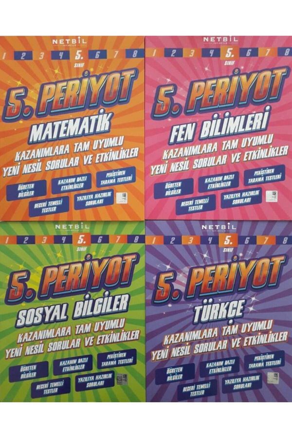 Bilfen Netbil 5.sınıf Periyot 4'lü Set