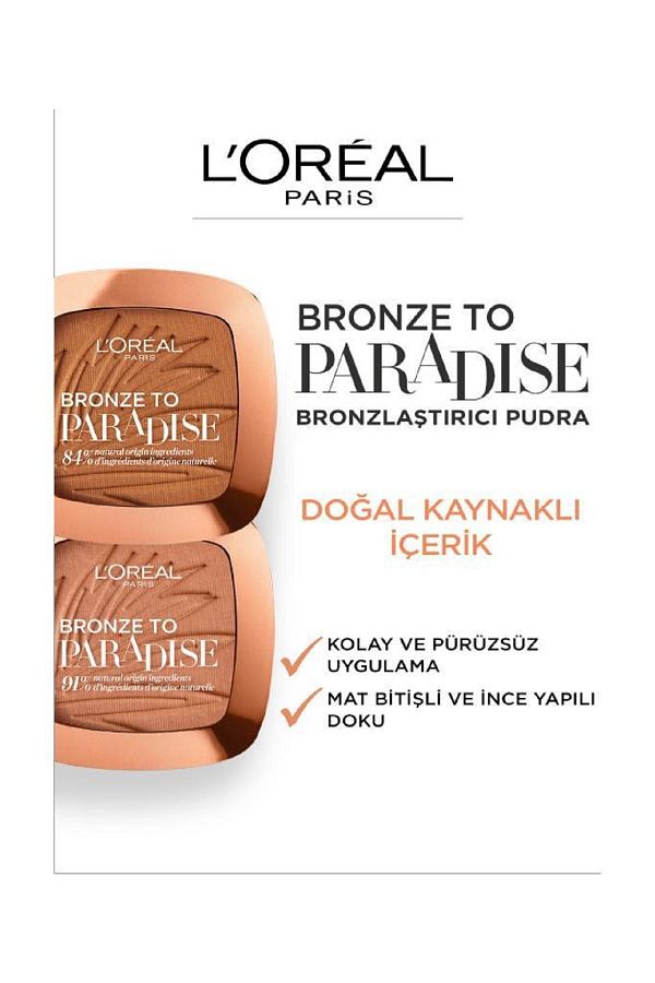L'Oréal Paris Bronze to Paradise Mat Bronzlaştırıcı Pudra 02 Baby One More Tan_4