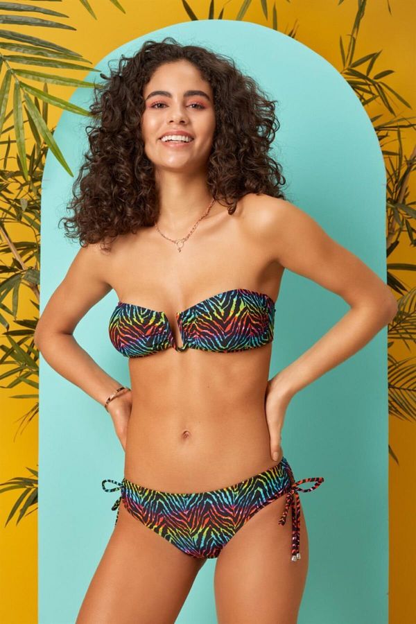 Soft Straplez U Telli Bikini Tek Üst