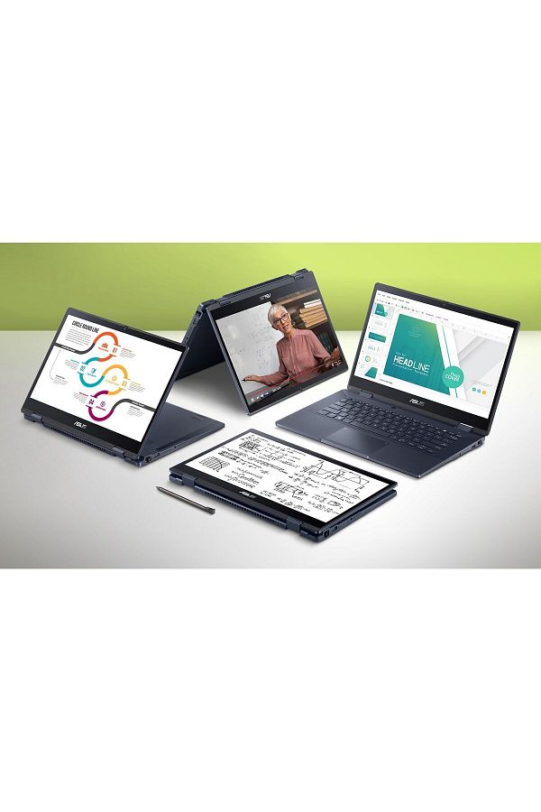 ASUS Flip B3402FBA I58512B1D i5-1235U 8Gb 512Gb Ssd 14" Dokunmatik 2'in1 Dos Dizüstü Bilgisayar