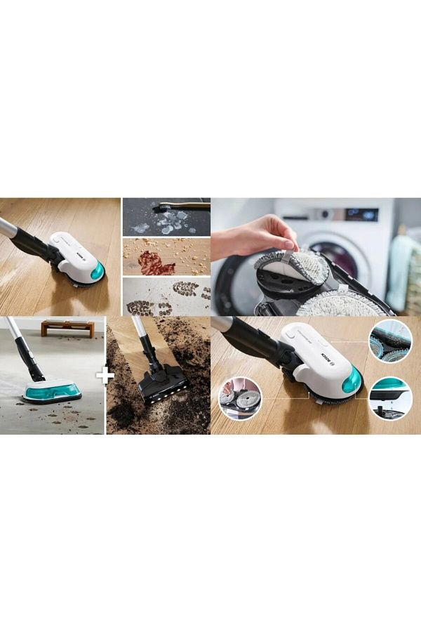 Bosch Unlimited 7 ProHygienic Aqua White I Şarjlı Dikey Süpürge I BCS71HYG1 - Görsel 8