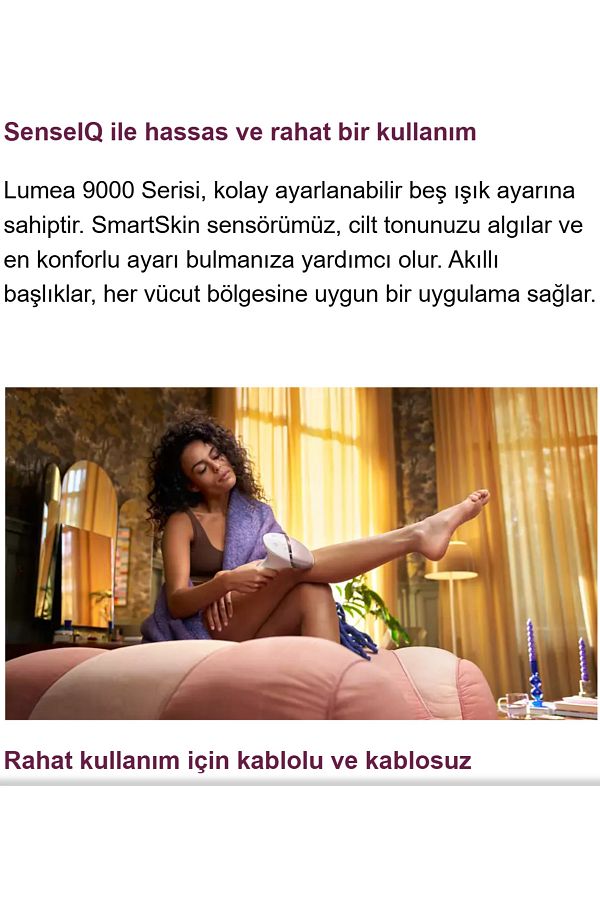 Philips Lumea Advanced Ipl Sc1997 Bakım Yüz & Vucüt Bakım Seti - Görsel 2