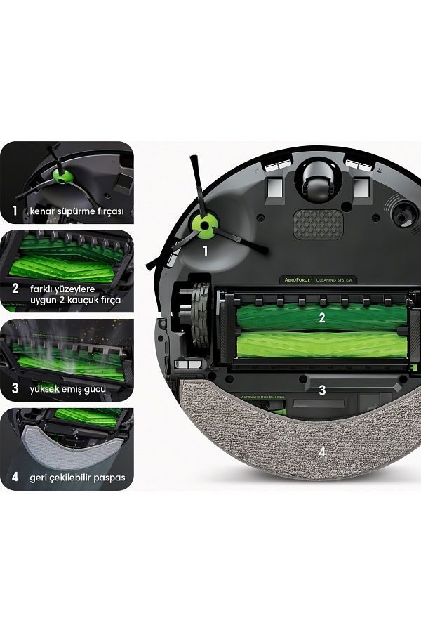 IRobot Roomba Combo J7 Robot Süpürge - Görsel 2
