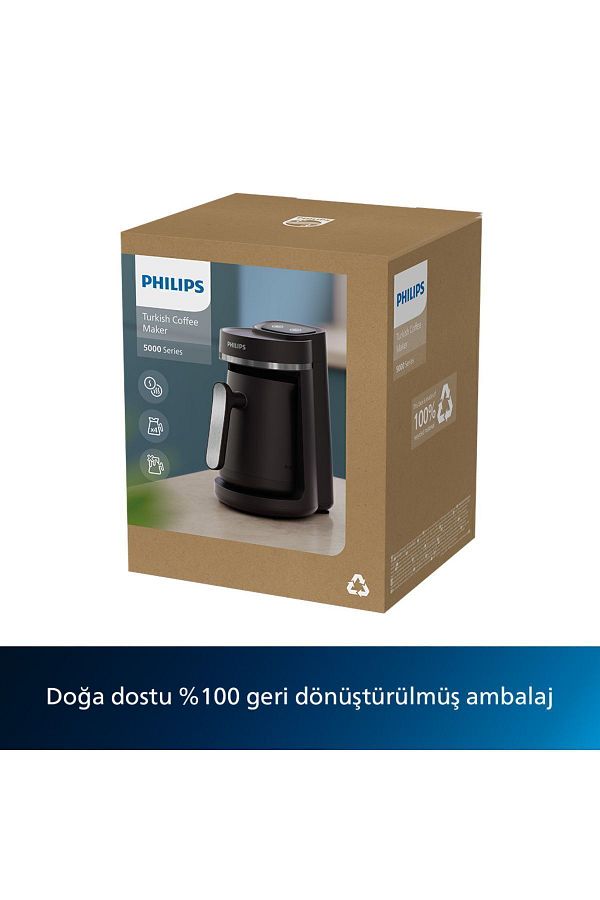 Philips Türk Kahvesi Makinesi, 4 Kişilik, Közde Kahve Seçeneği, HDA150/61 - Görsel 8