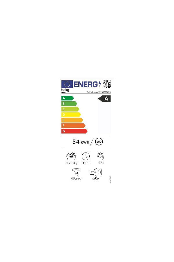Beko Cmx 12140 A Enerji Sınıfı 12 kg 1400 Devir Çamaşır Makinası - Görsel 4