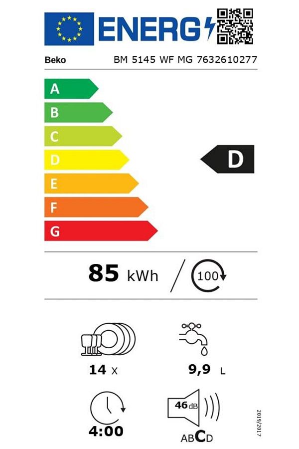 Beko BM 5145 WF MG 7 Programlı 14 Kişilik Bulaşık Makinesi - Görsel 8