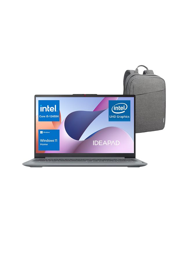 LENOVO IP Slim3 Core i5-12450H 8GB 1TB SSD 15.6" FHD W11 Laptop 83ER00FXTR - Lenovo Çanta Wz4