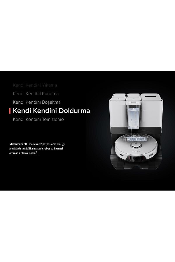Roborock Sesli Komut-Akıllı Kontrol halı tanıma + Mop kaldırma S8 Pro Ultra İstasyonlu Premium Robot Süpürge - Görsel 5
