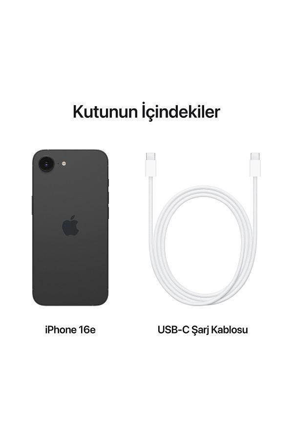 Apple iPhone 16e 256GB Siyah - Görsel 8