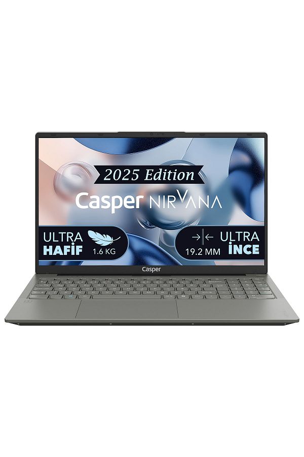 CASPER Nirvana X600.1362-BV00R-G-F Intel Core i7-13620H 16GB RAM 500GB NVMe SSD W11 Pro 15.6" Laptop