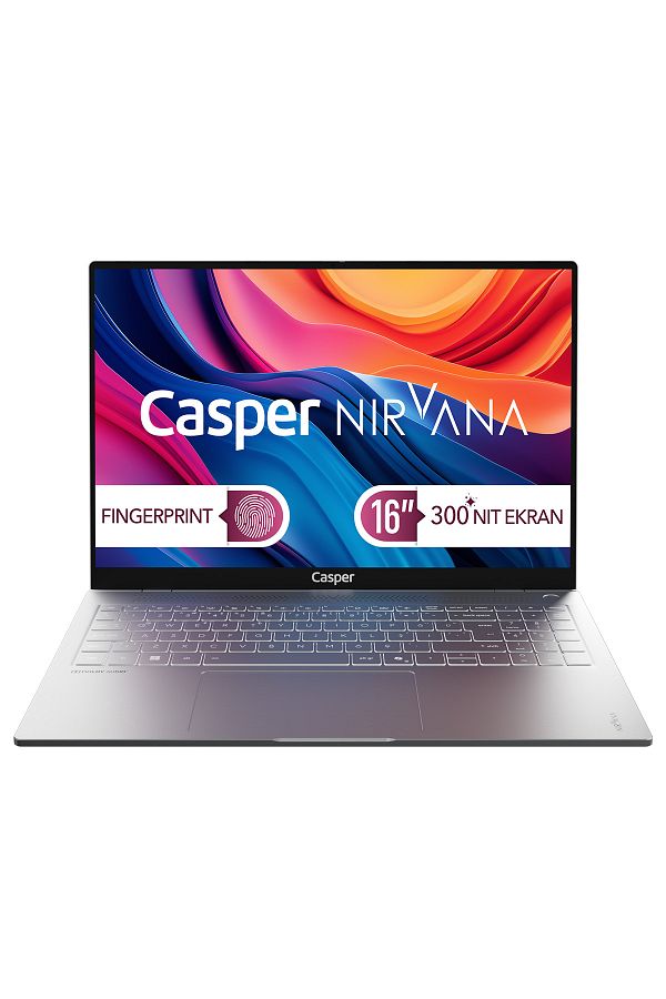 CASPER Nirvana S100 16" 300NIT Core i7-13620H 16GB DDR5 RAM 500GB NVME SSD W11H Laptop S100.1362-BV00A-G-F