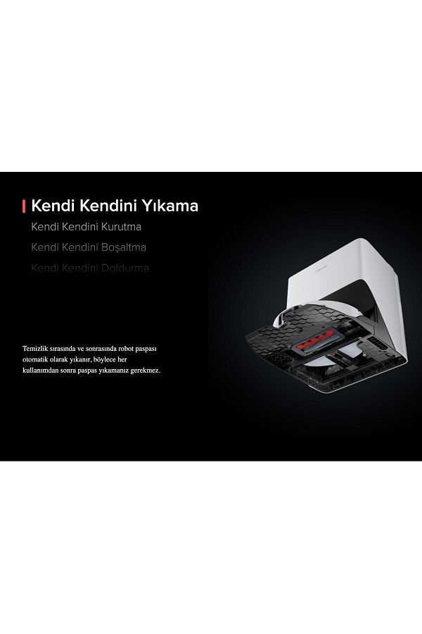 Roborock Sesli Komut-Akıllı Kontrol halı tanıma + Mop kaldırma S8 Pro Ultra İstasyonlu Premium Robot Süpürge - Görsel 3