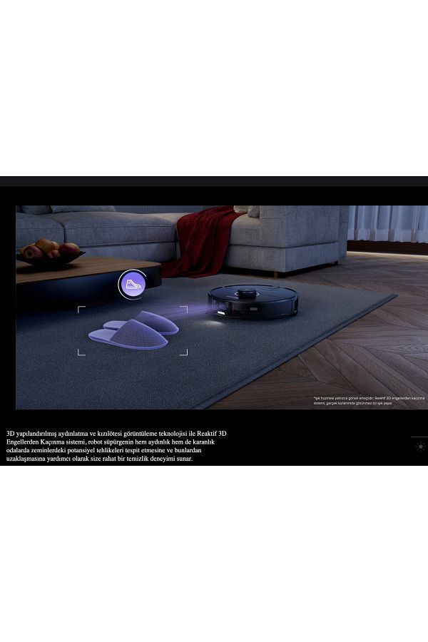 Roborock Sesli Komut-Akıllı Kontrol halı tanıma + Mop kaldırma S8 Pro Ultra İstasyonlu Premium Robot Süpürge - Görsel 2