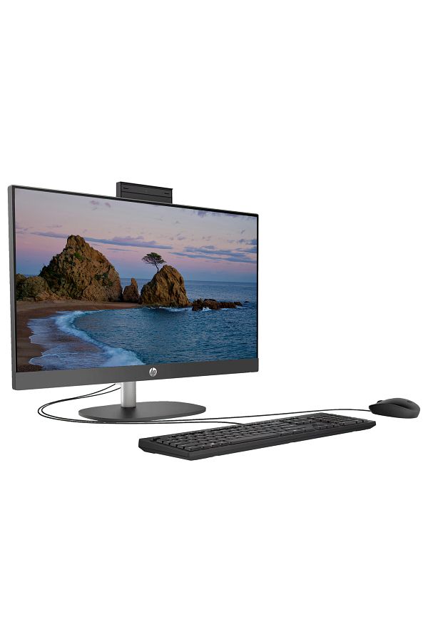 HP ProOne 245 G10  Ryzen 5 7520U 64GB DDR5 256GB SSD 23.8" FHD FDOS All in One PC & PER4 Bellek - Görsel 2