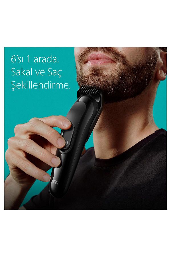 Braun Series 3 Mgk3420 Hepsi Bir Arada Şekillendirme Seti, 6’sı 1 Arada Erkek Bakım Kiti - Görsel 3