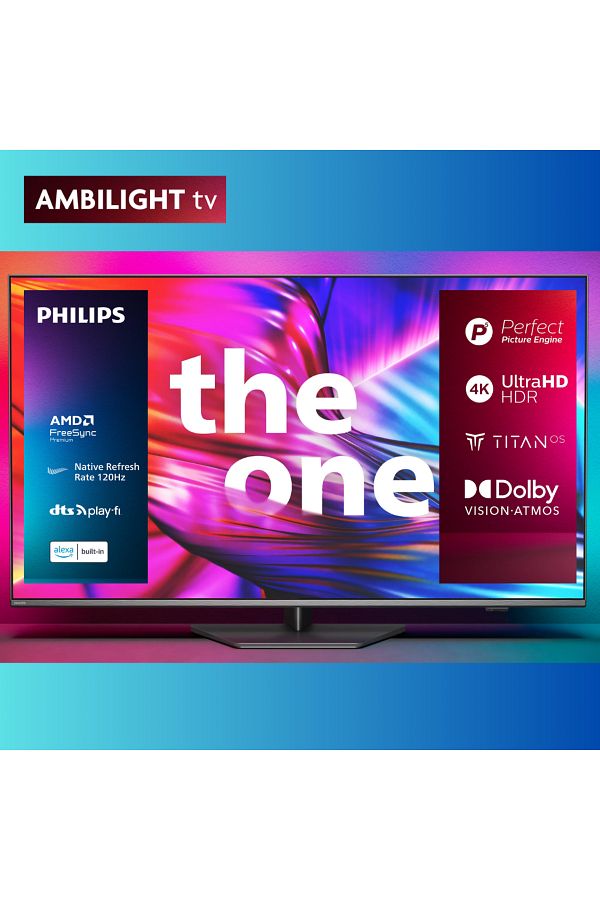 Philips 50 inç 126 Ekran Uydu Alıcılı Smart 4K UHD Dolby Vision Dolby Atmos Titan OS Ambilight TV - Görsel 8
