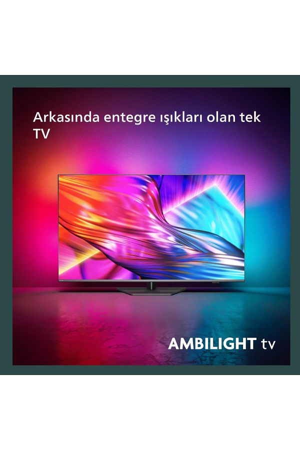 Philips 50 inç 126 Ekran Uydu Alıcılı Smart 4K UHD Dolby Vision Dolby Atmos Titan OS Ambilight TV - Görsel 4