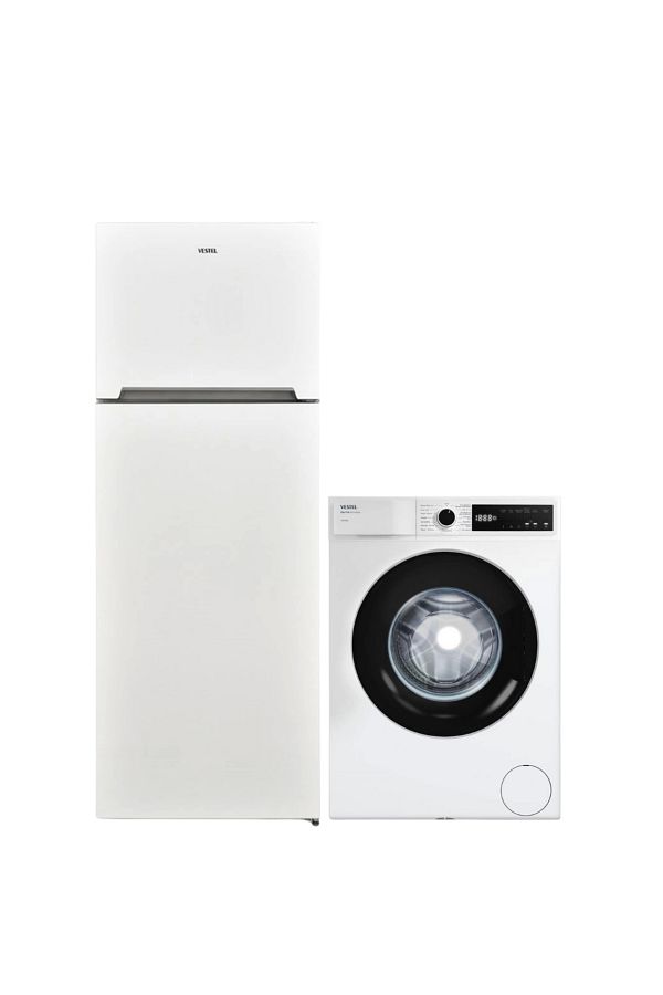 VESTEL 2'li Beyaz Eşya Seti (NF52111 BUZDOLABI CMI 96321 ÇAMAŞIR)