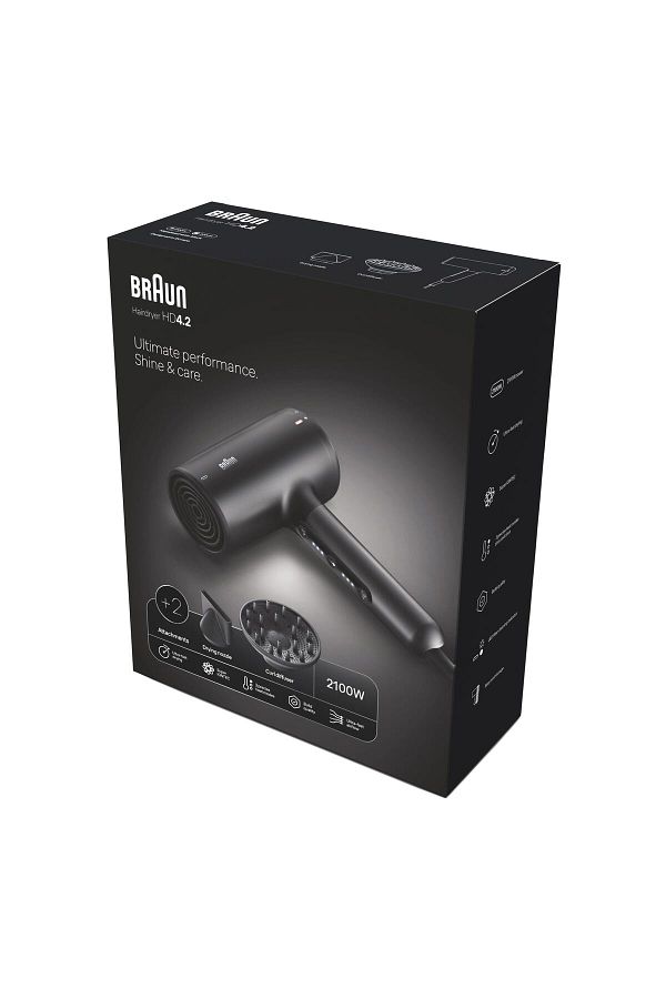 Braun Brhd425e Hd4.2 Iontec Difüzörlü Saç Kurutma Makinesi, 2 Başlıklı, 2100w - Görsel 2